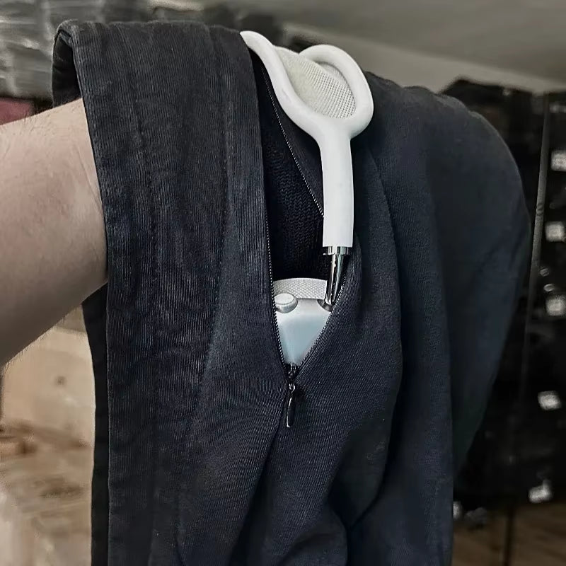 Music Connects Us Oversized Retro Zipper Hoodie Men Y2K American New Trend Harajuku Hip Hop Goth Casual Joker Couple Street Wear