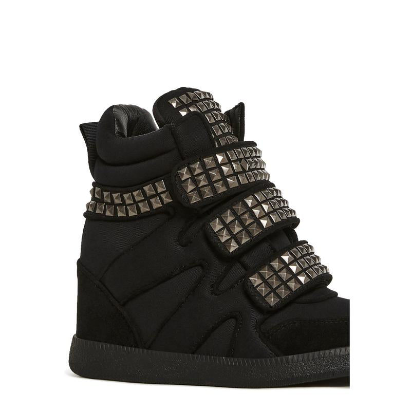 Ambient Wedge Sneakers with Studs