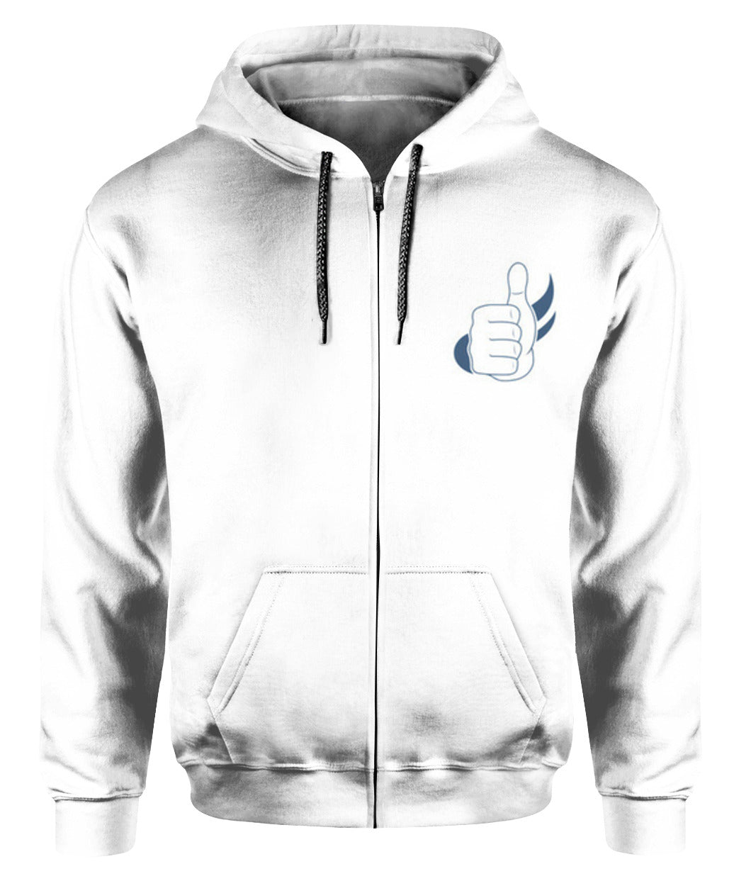 Elevate Your Style with Our AOP Unisex Zip Hoodie - Soft Felt Comfort and Quality