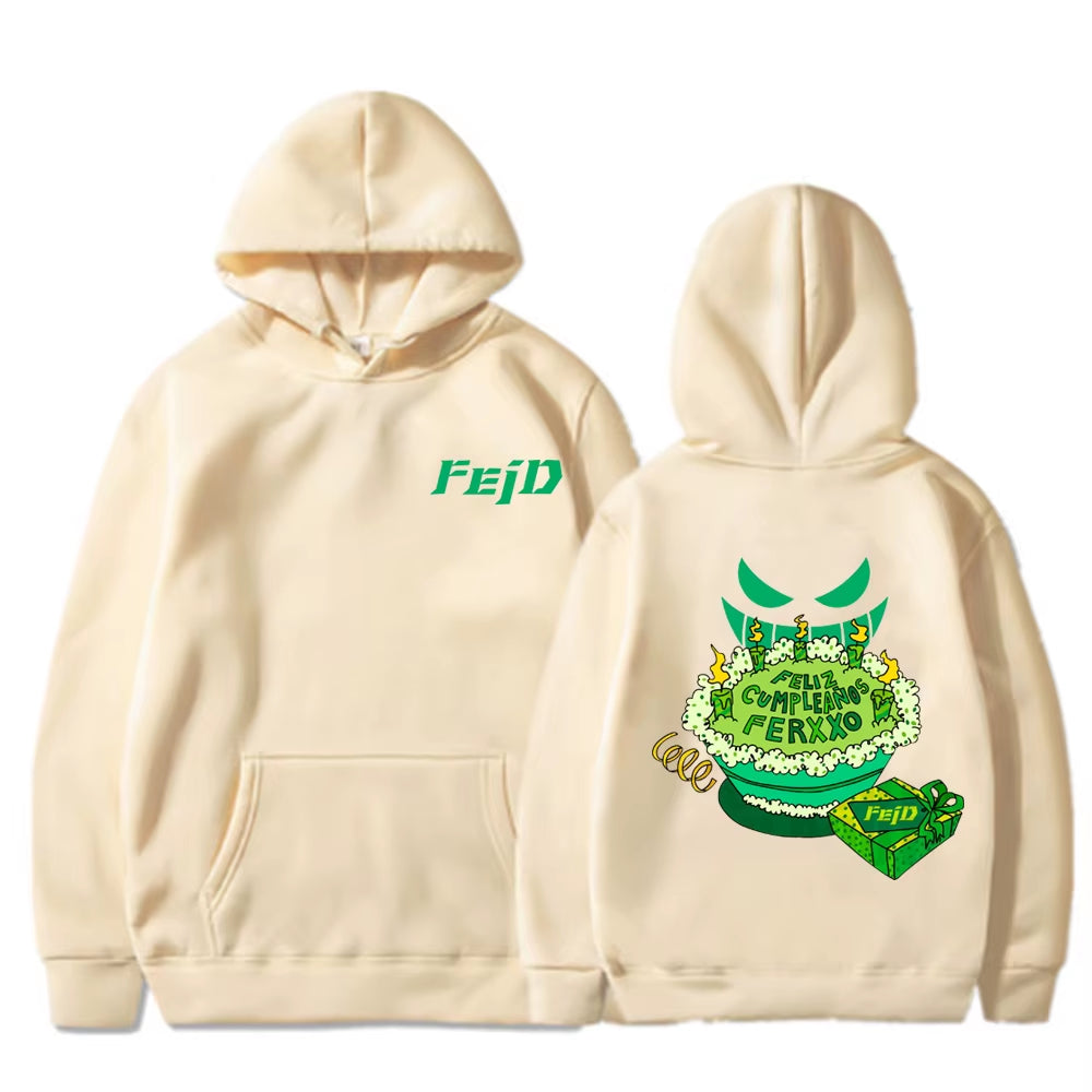 Feliz Cumpleanos Ferxxo 2023 Tour Hoodies Sweatshirt Hoodie Music Album Si No Me Dice Mor No Lo Quiero Jumper Feid Fans