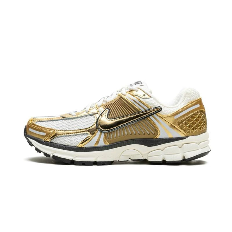 Nike Zoom Vomero 5 Metallic Gold Women’S Perfect Daily Casual Comfort Fashion Footwear Walking Running Sneakers Shoes