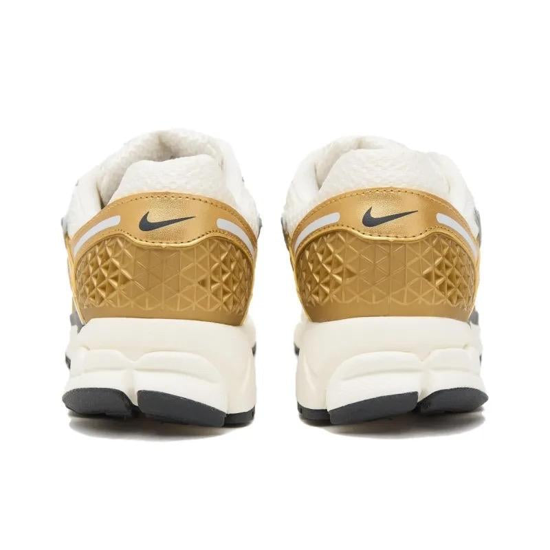 Nike Zoom Vomero 5 Metallic Gold Women’S Perfect Daily Casual Comfort Fashion Footwear Walking Running Sneakers Shoes