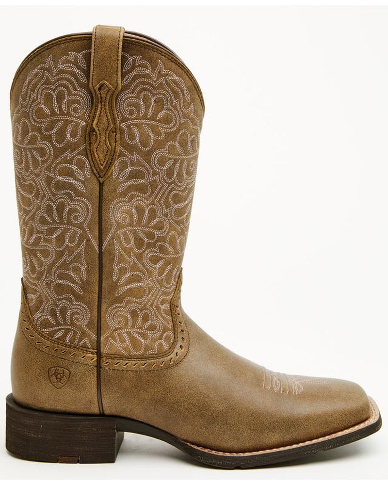 Ariat Women'S round up Remuda Performance Western Boot Broad Square Toe - 10019906